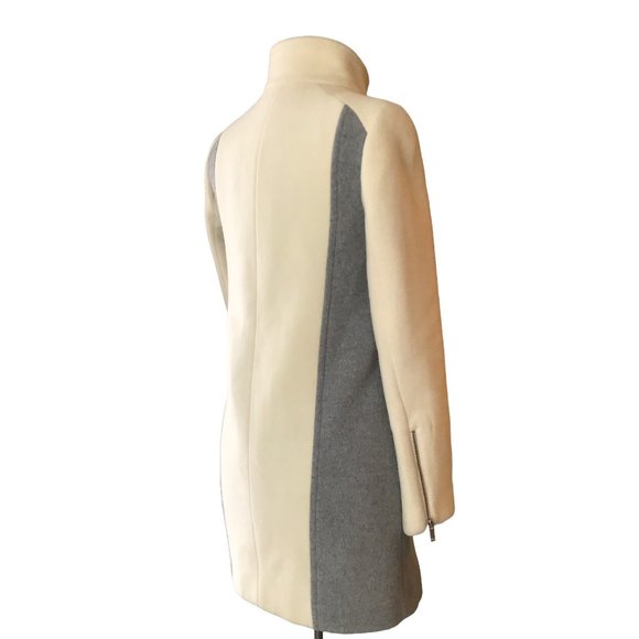 WILFRED Cream Grey CASHMERE WOOL Coat - Picture 3 of 4